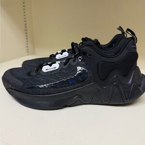 Nike Kids Black and Blue Sneakers